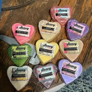 Heart-Shaped Soap Set - Assorted Colors